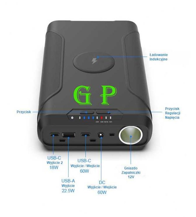 PowerBank do Laptopa 60000mAh GP-14