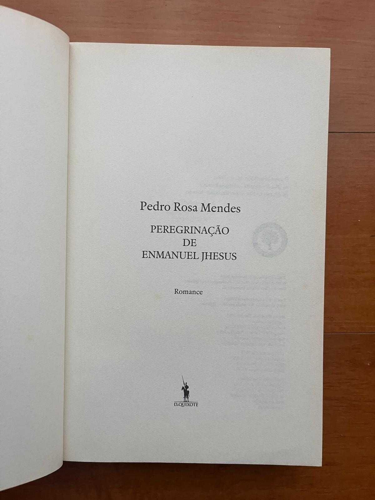"Peregrinação de Enmanuel Jhesus" de Pedro Rosa Mendes