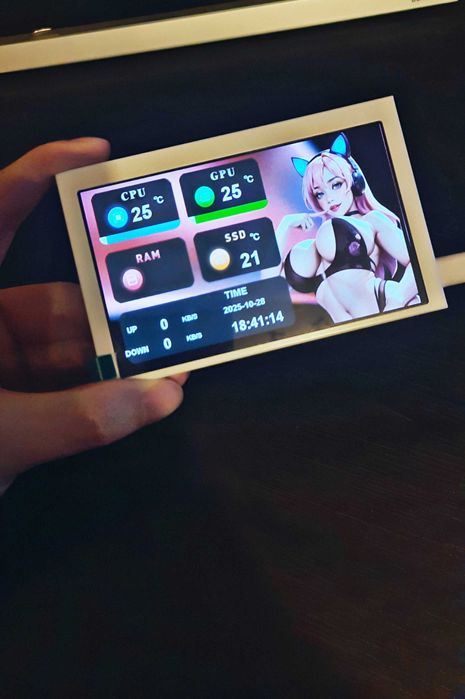 міні-екран ips 5 дюймів для моніторінгу системи/smart screen