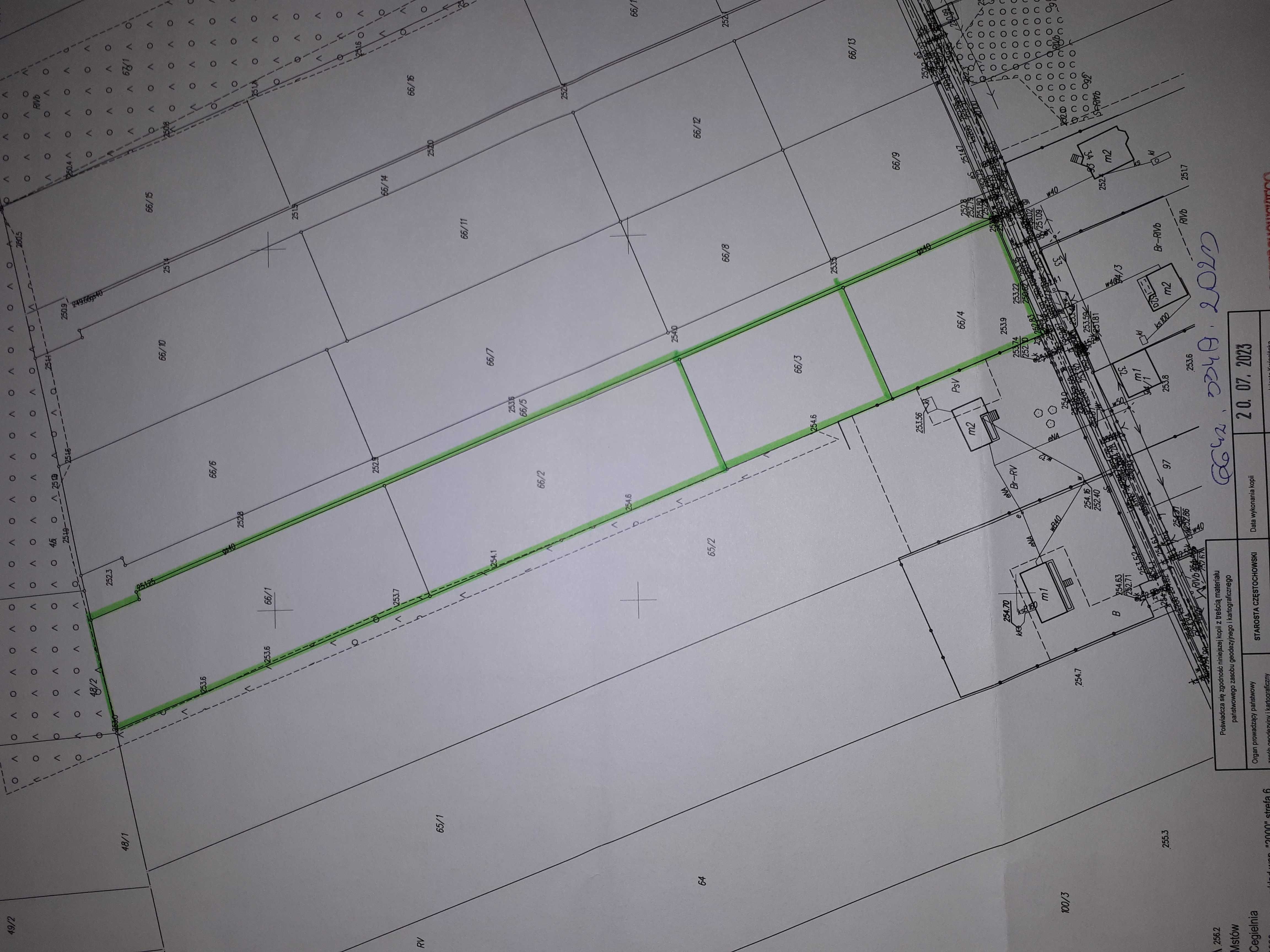 Atrakcyjna działka  bud. 1.537 m2 Latosówka gm. Mstów