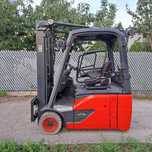 Linde E16 wózek widłowy duplex  wolny skok 2019r.