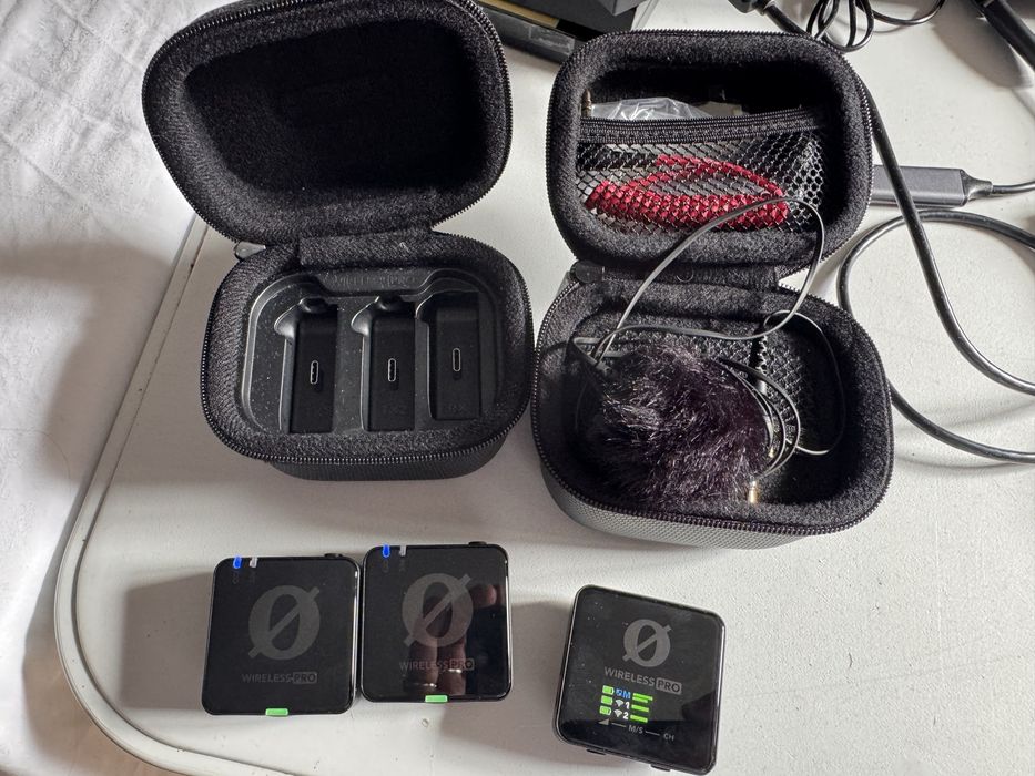 Rode wireless pro como novos