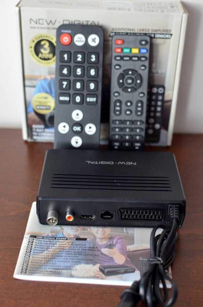 NEW Digital SENIOR dekoder DVB-T2