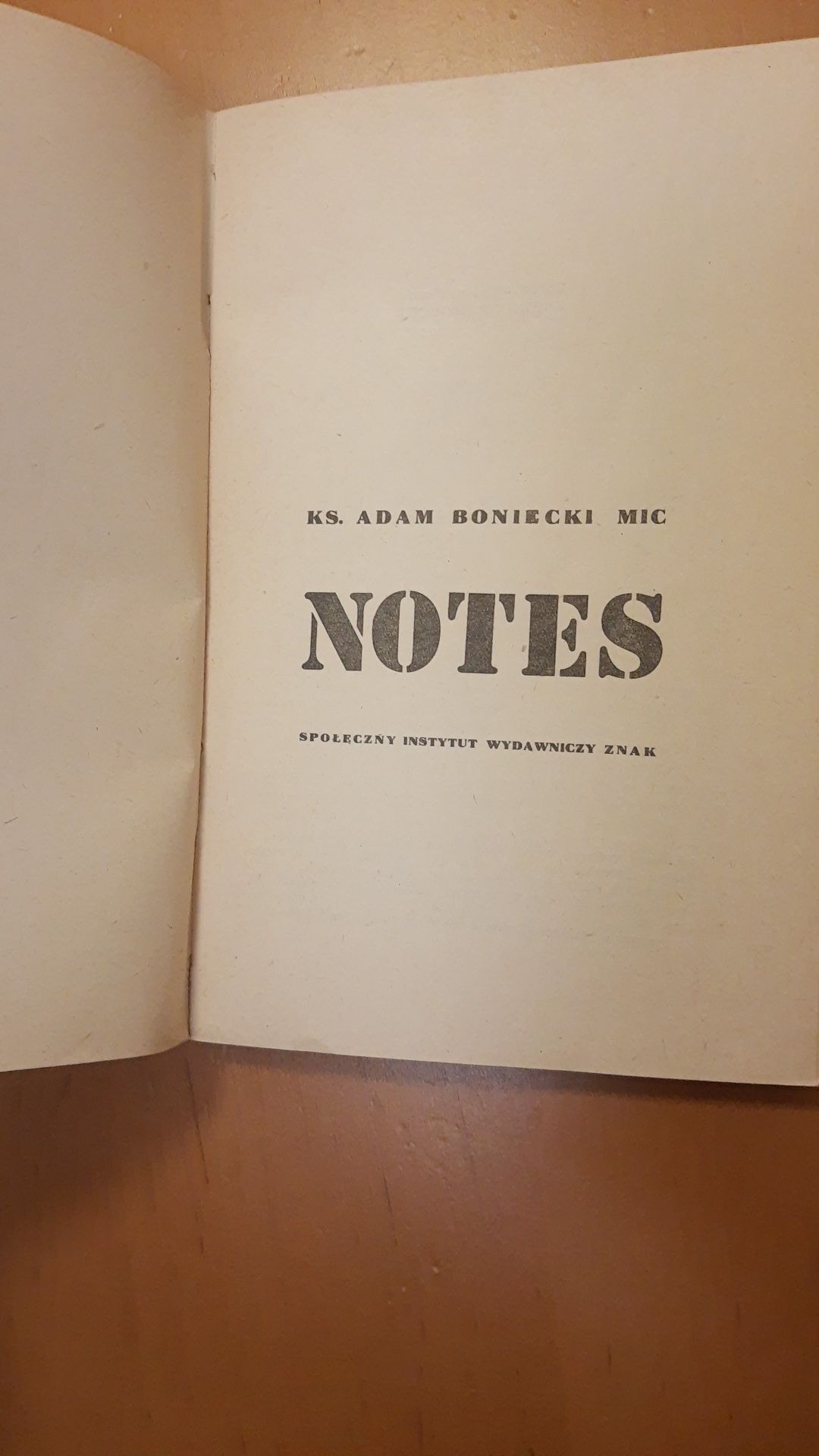 Adam Boniecki Notes, Św. Teresa od Dzieciątka Jezus