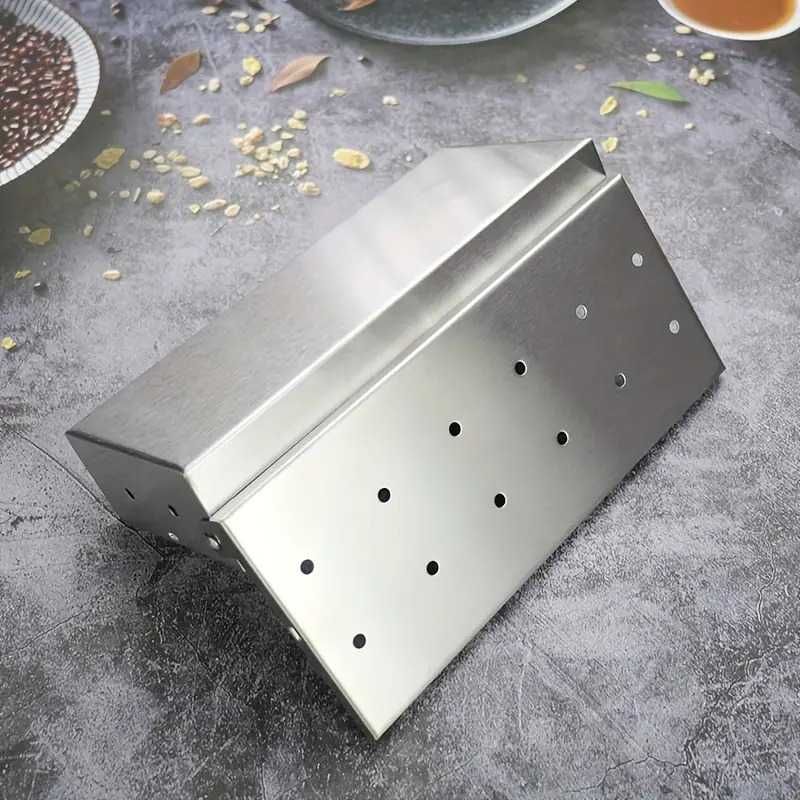 Контейнер коробка для щепы копчения для грилях Weber генератор 7576