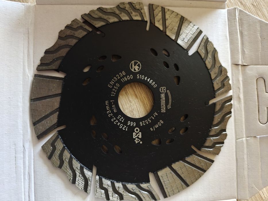 Tarcza mała do cięcia betonu 125 mm