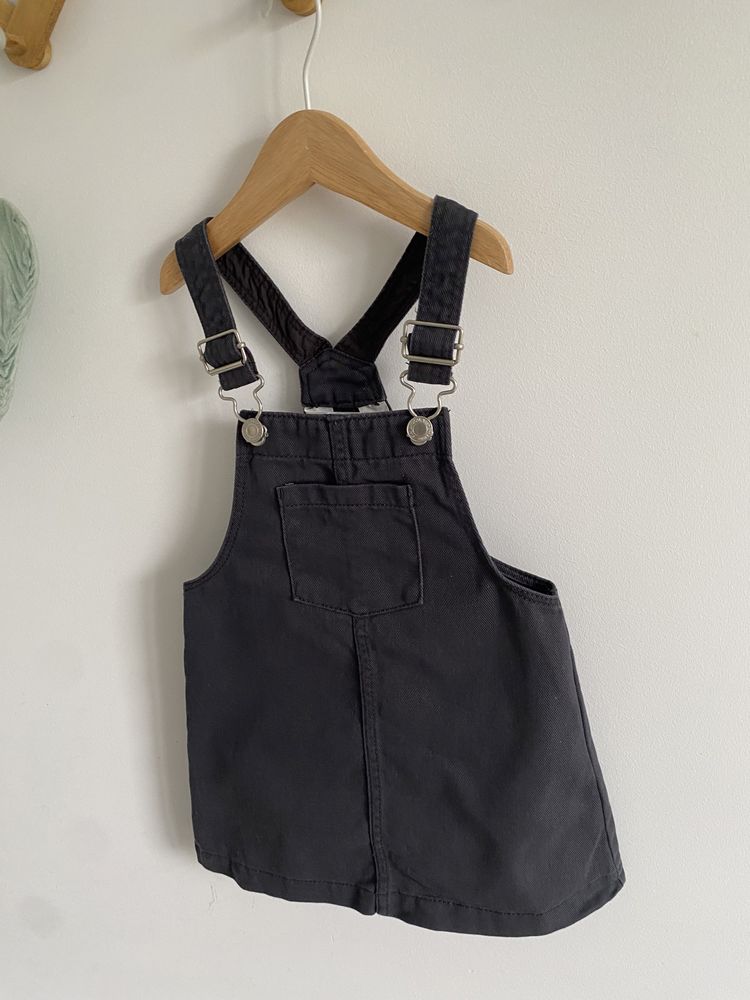 Sukienka h&m 98 na szelkach jeansowa