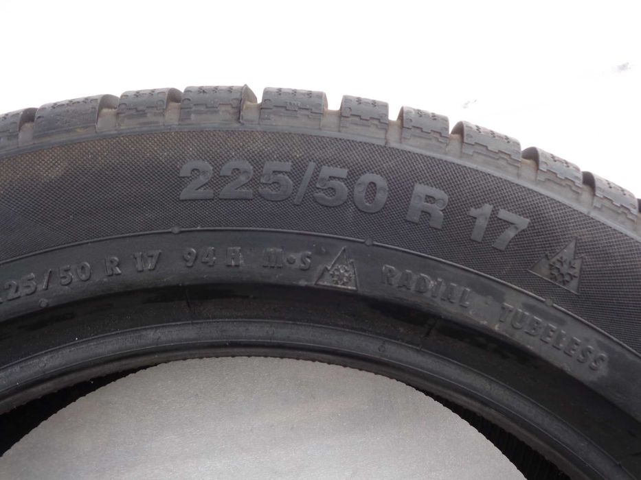 OPONY ZIMOWE 225/50/17 Continental TS830P 225/50R17 Nowe Demo 2x 9mm
