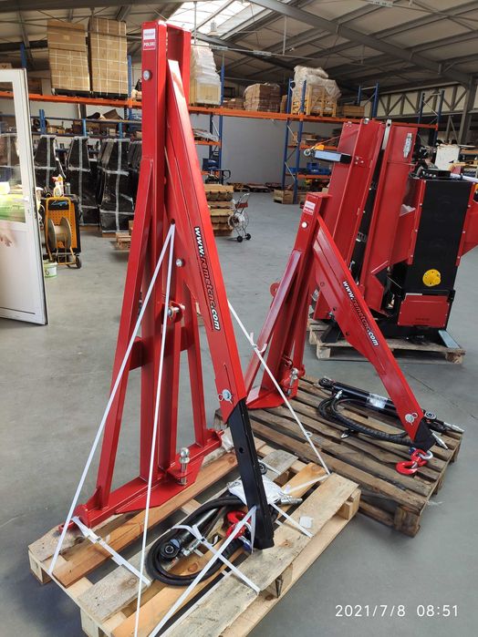 CRANE 350 ładowacz BIG -BAG, podnośnik do drewna Rębaki24