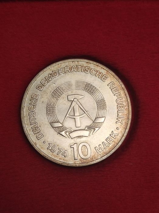 Moneta NRD 10 Marek 1974 rok