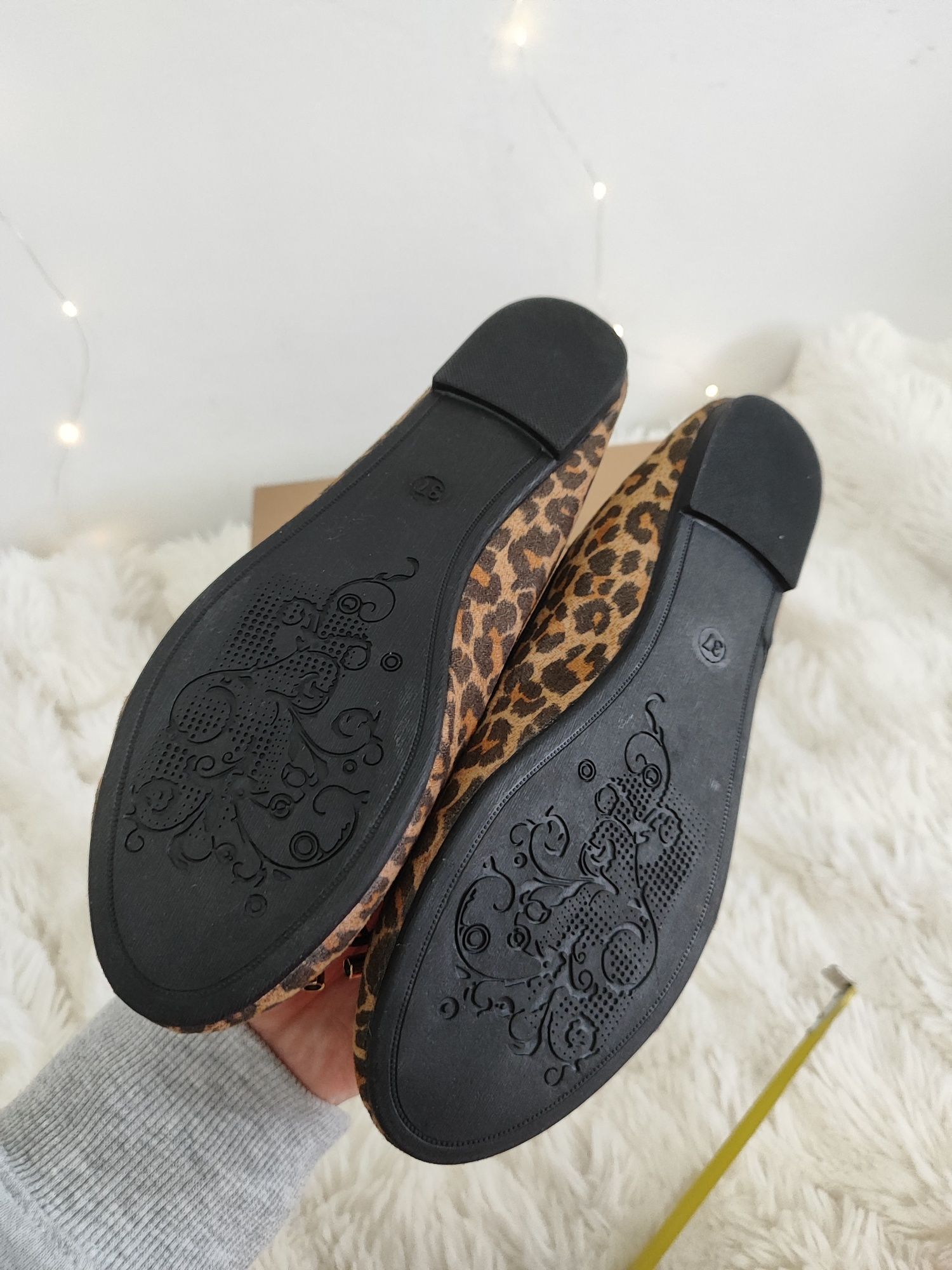 Baleriny panterka | stylowe, wygodne, nowe