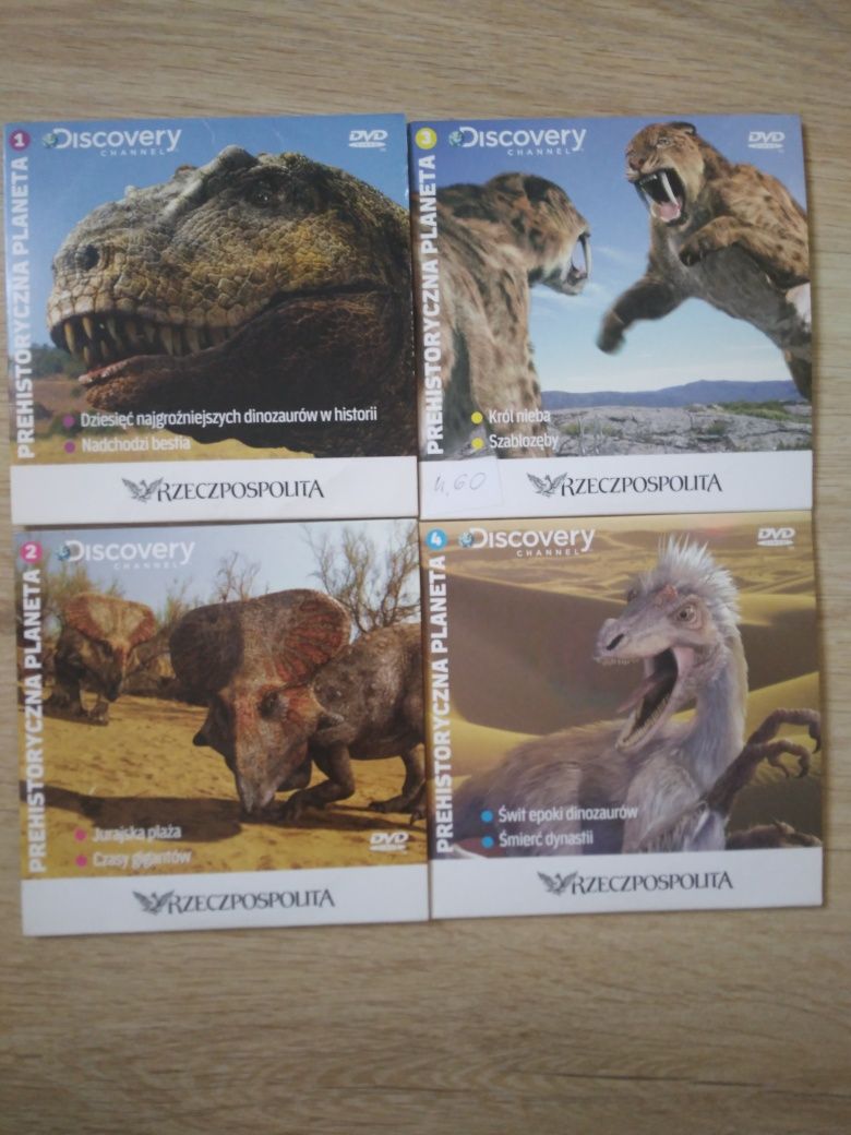Prehistoryczne planeta i dinozaury - płyty DVD