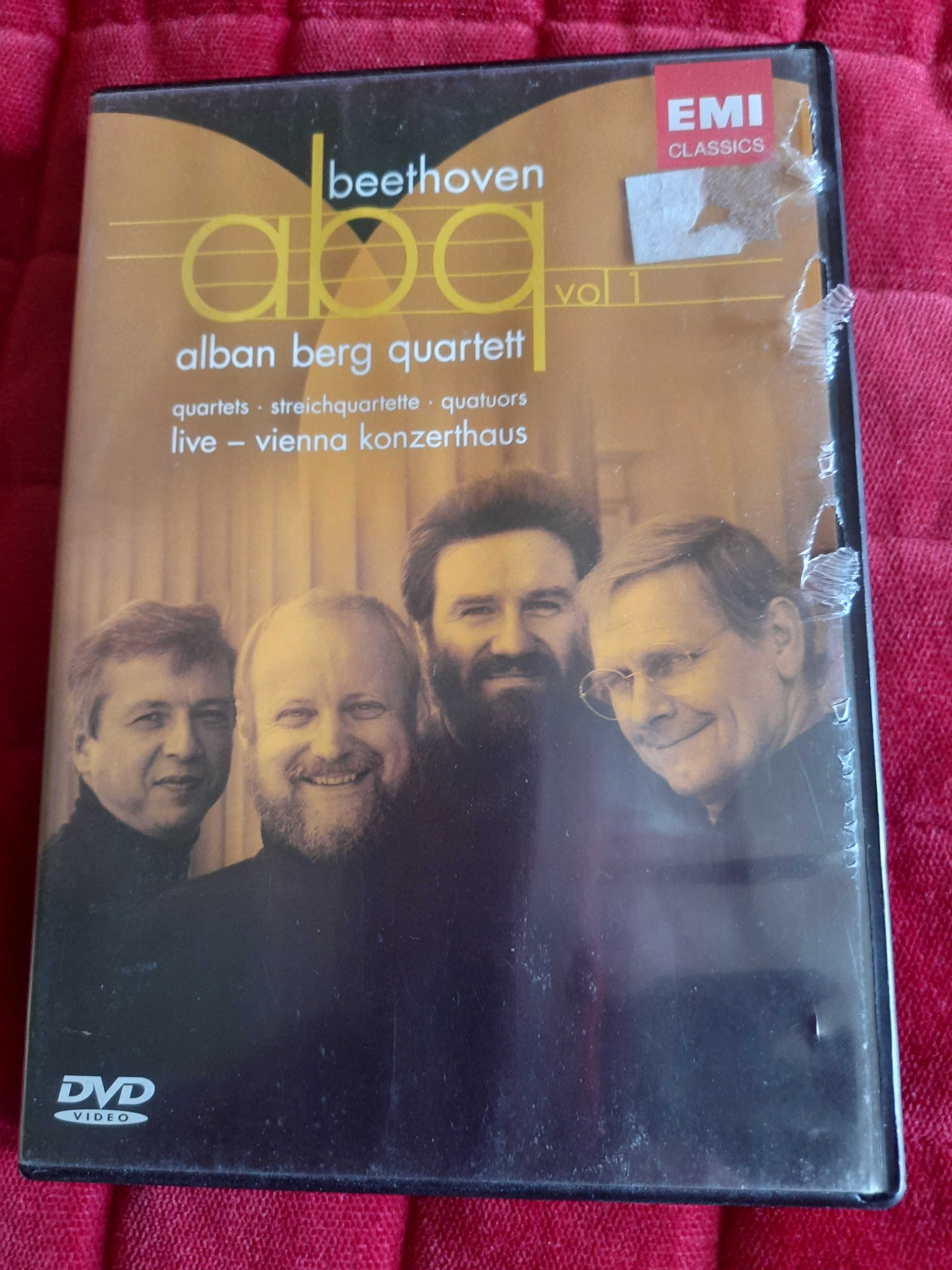 Beethoven, String Quartets, Alban Berg Quartett, 2 DVD, vol.1-2