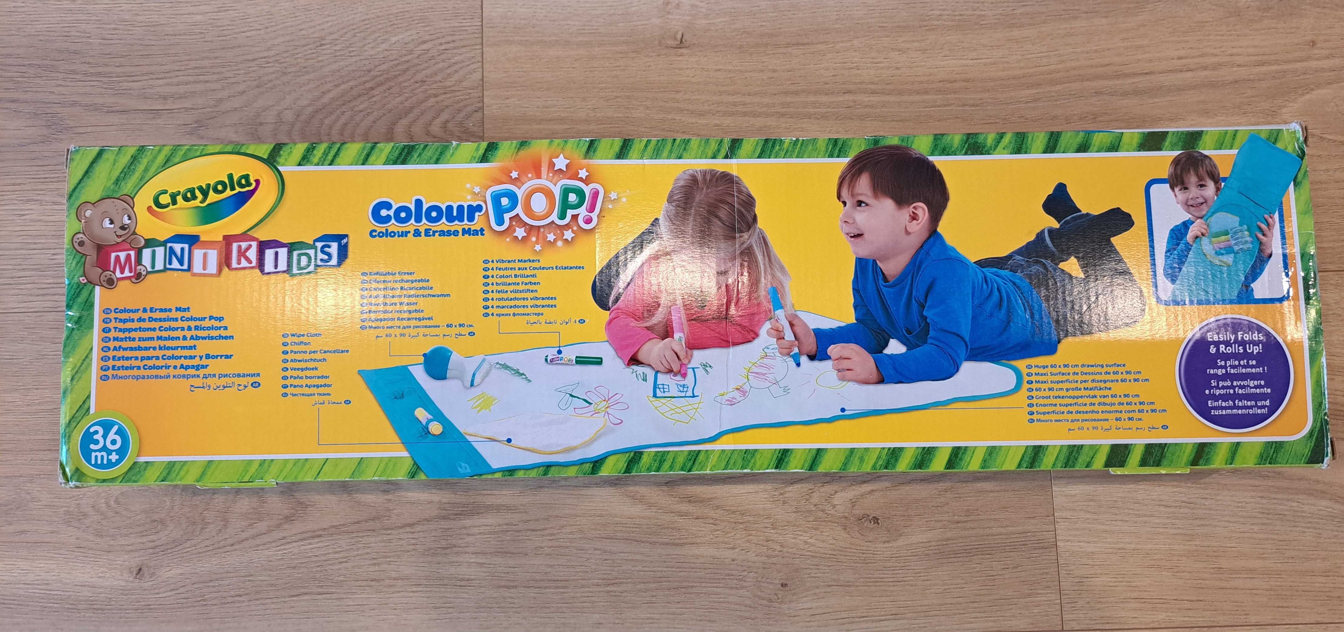 Tapete Color Pop da Crayola para crianças