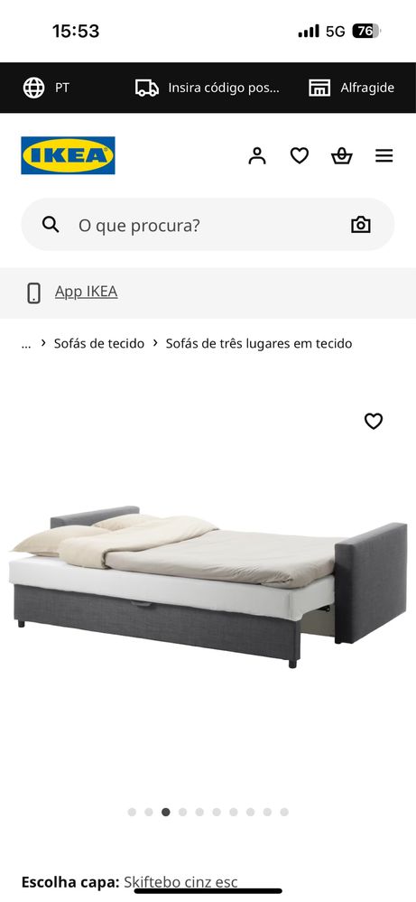 Sofa cama de 3 lugares