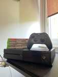 Xbox one 500gb pad i 6 gier