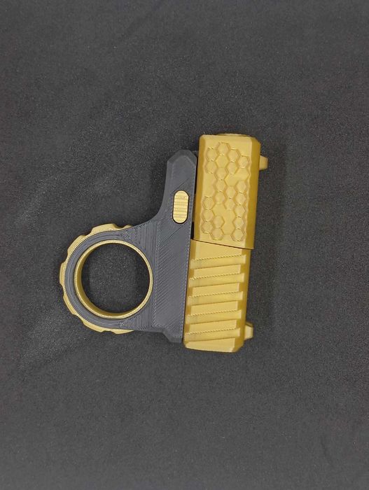 Pistolet Fidget Spinner Antystresowa Zabawka + 2 Naboje