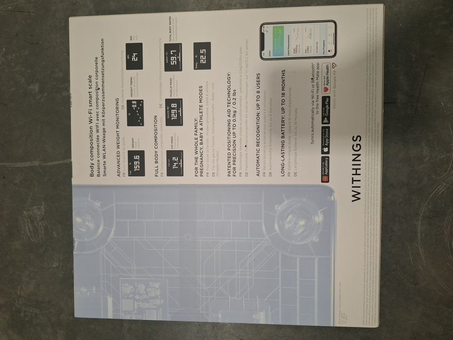 Waga Withings - Body+ Body Composition Smart Wi-Fi Scale - Black