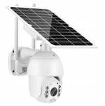 KAMERA SOLARNA zewnętrzna obrotowa kamera na panel solarny wifi fullhd