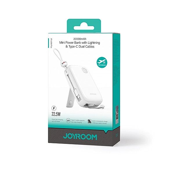 Powerbank Joyroom JR-L008 Plus Cutie Series 22.5W 20000mAh ze stojakie