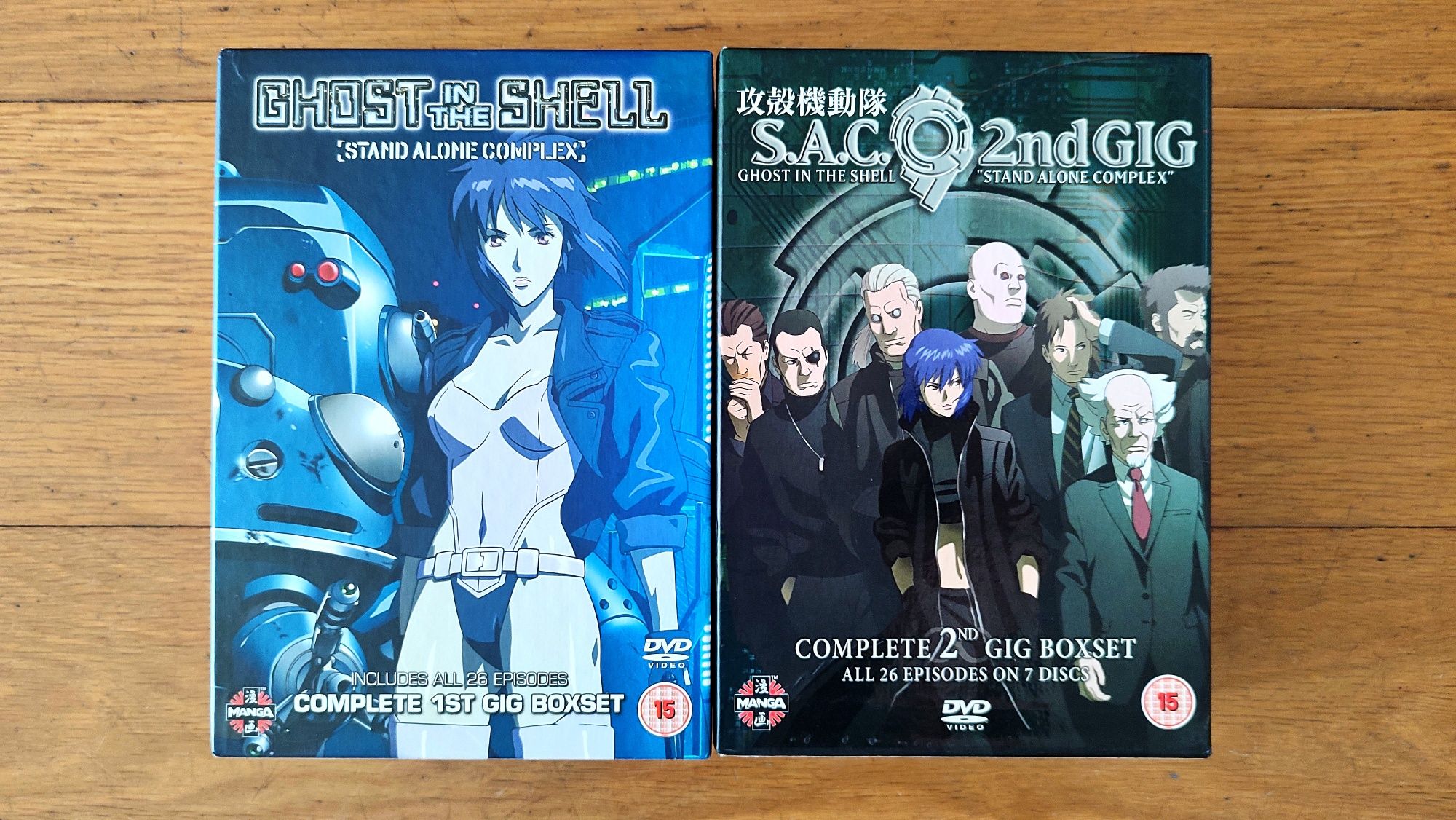 Ghost in the shell série 1a e 2a temporadas