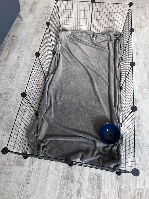 Duża klatka kojec wybieg dla świnki królika zwierząt modułowy NOWY