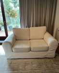 Sofa Dwuosobowa Almii Decor Westwing Kremowa Beżowa Ikea