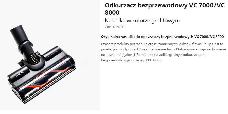 Elektroszczotka szczotka Philips 7000 , 8000  XC7055 XC7057 XC8055