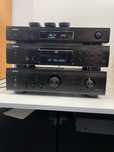 Zestaw audio Denon-tuner,CD i wzmaciacz