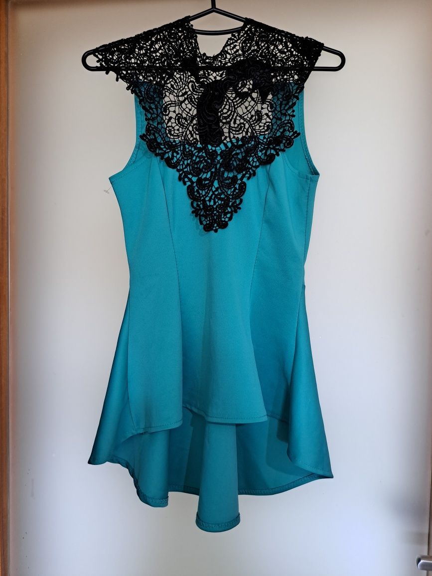Top cerimónia azul
