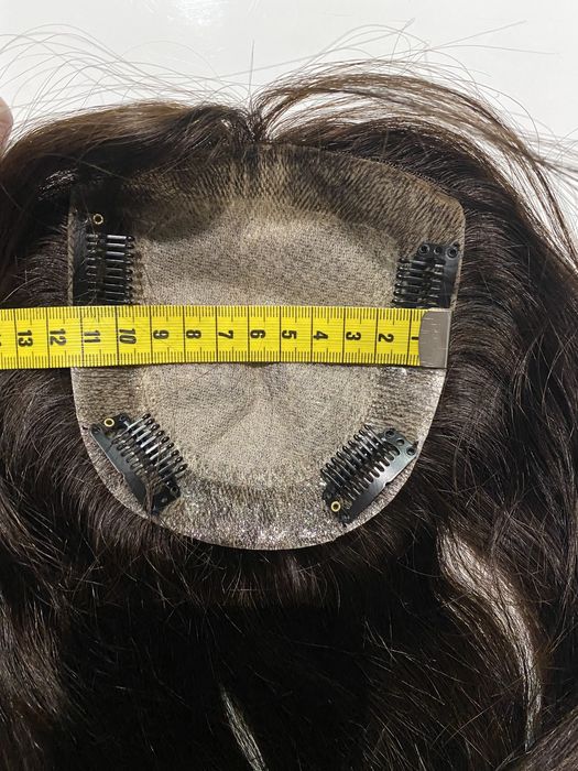 Monotop uzupełnienie toper dopinka treska brąz ciemny włosy naturalne