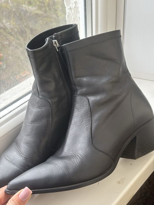 Полусапожки Zara 41 размер натуральная кожа