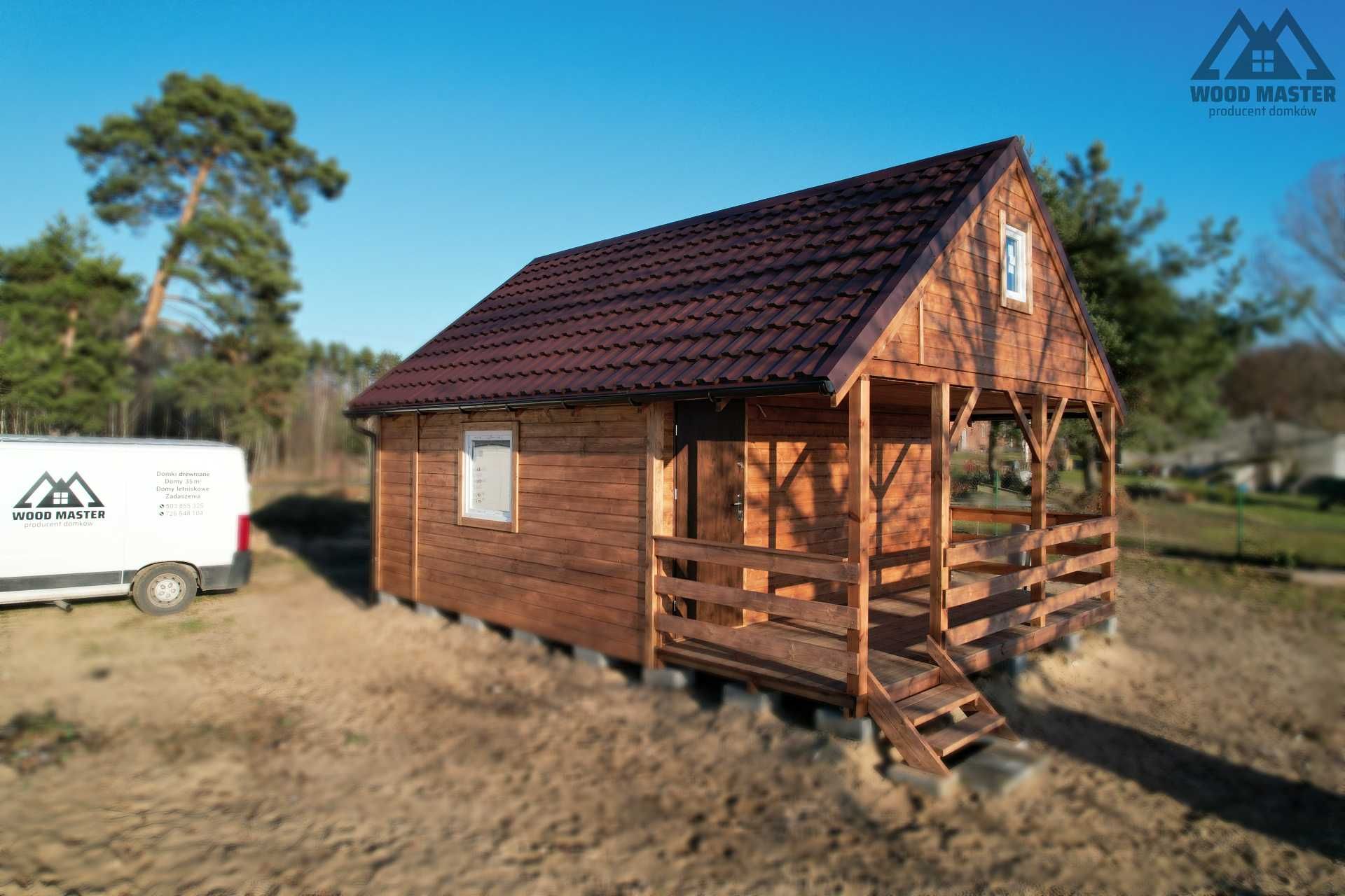 Domek letniskowy 25m2 + 10m2 taras. Na zgłoszenie,