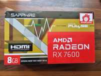 Karta graficzna AMD Radeon RX 7600 Sapphire Pulse 8GB