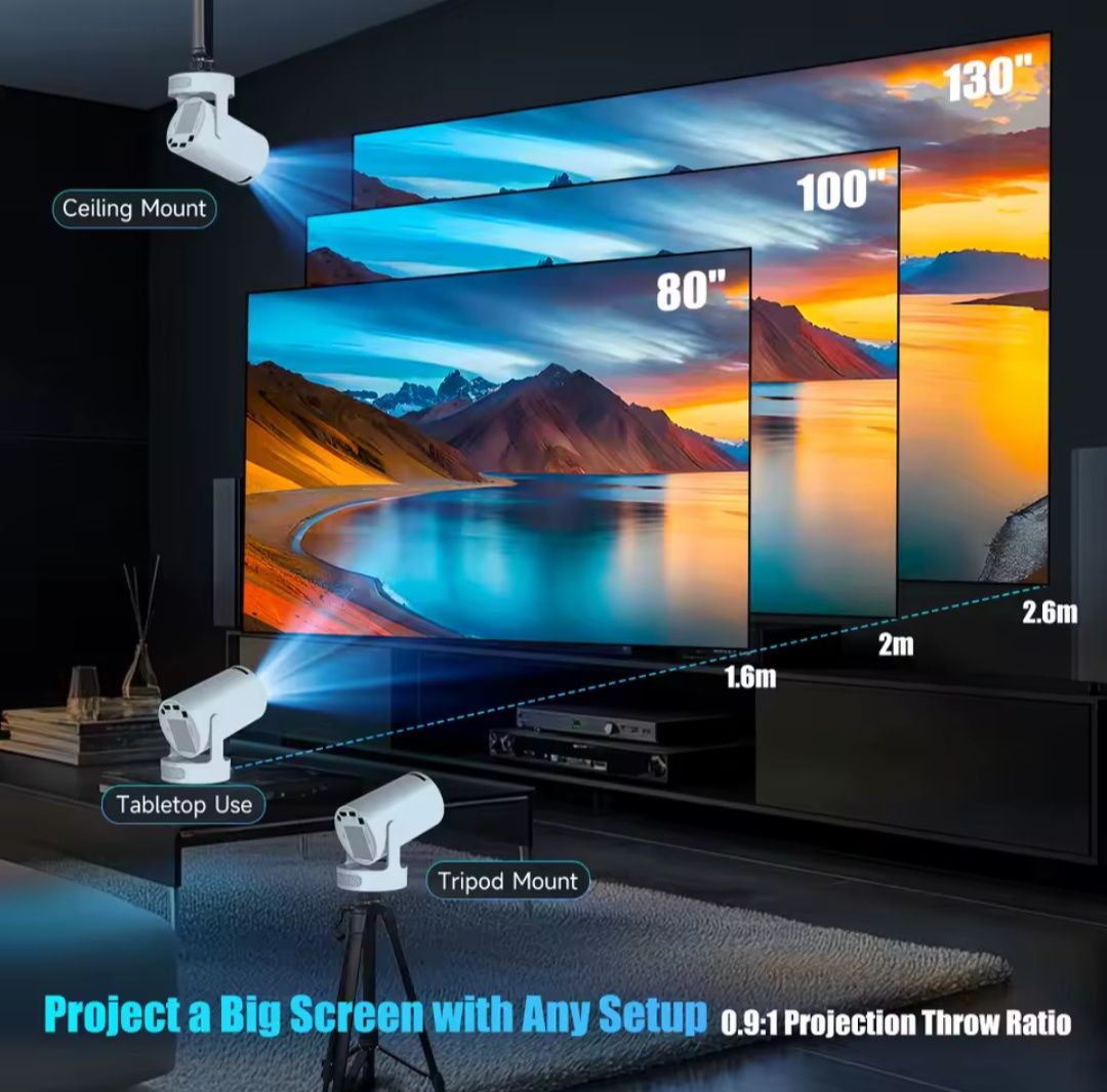 Проектор Magcubic HY300 PRO+ Stereo sound. Новинка 2025 року!