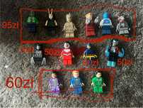 Figurki LEGO Marvel + zestaw Wolverine Mech Armor (76202), stan BDB
