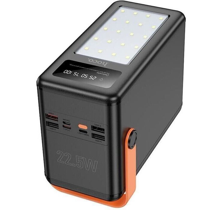 New Повербанк 120000 mAh (22.5w) з ліхтарем (швидка зарядка)