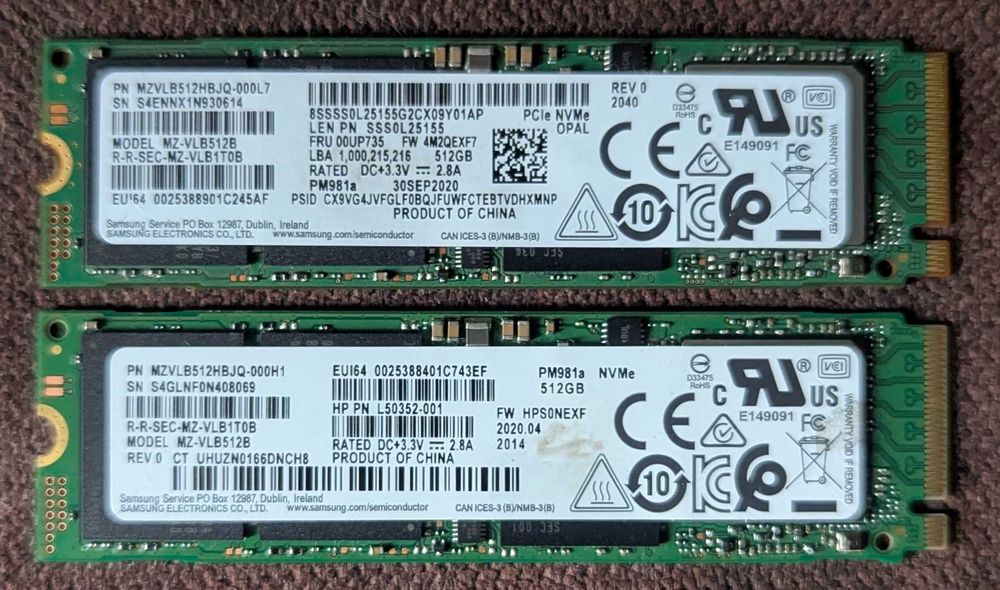 SSD M2 NVME/SATA3 (256-512-1TB)  !