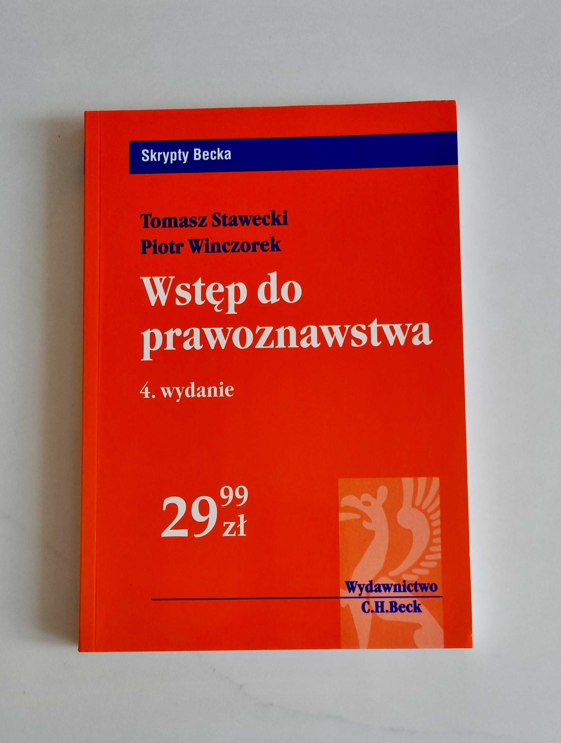 Podręcznik Wstęp do prawoznawstwa, 4 wydanie T.Stawecki, P. Winczorak