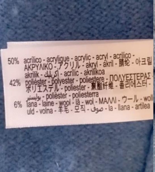 Светр жіночий Zara блакитного кольору