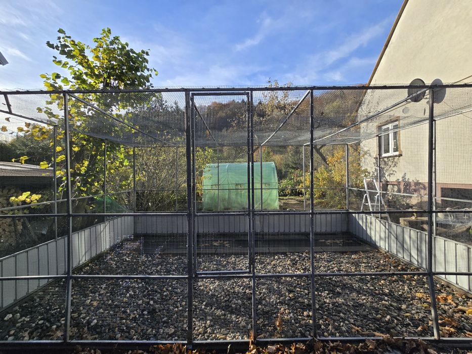 Woliera aluminiowa, segmentowa