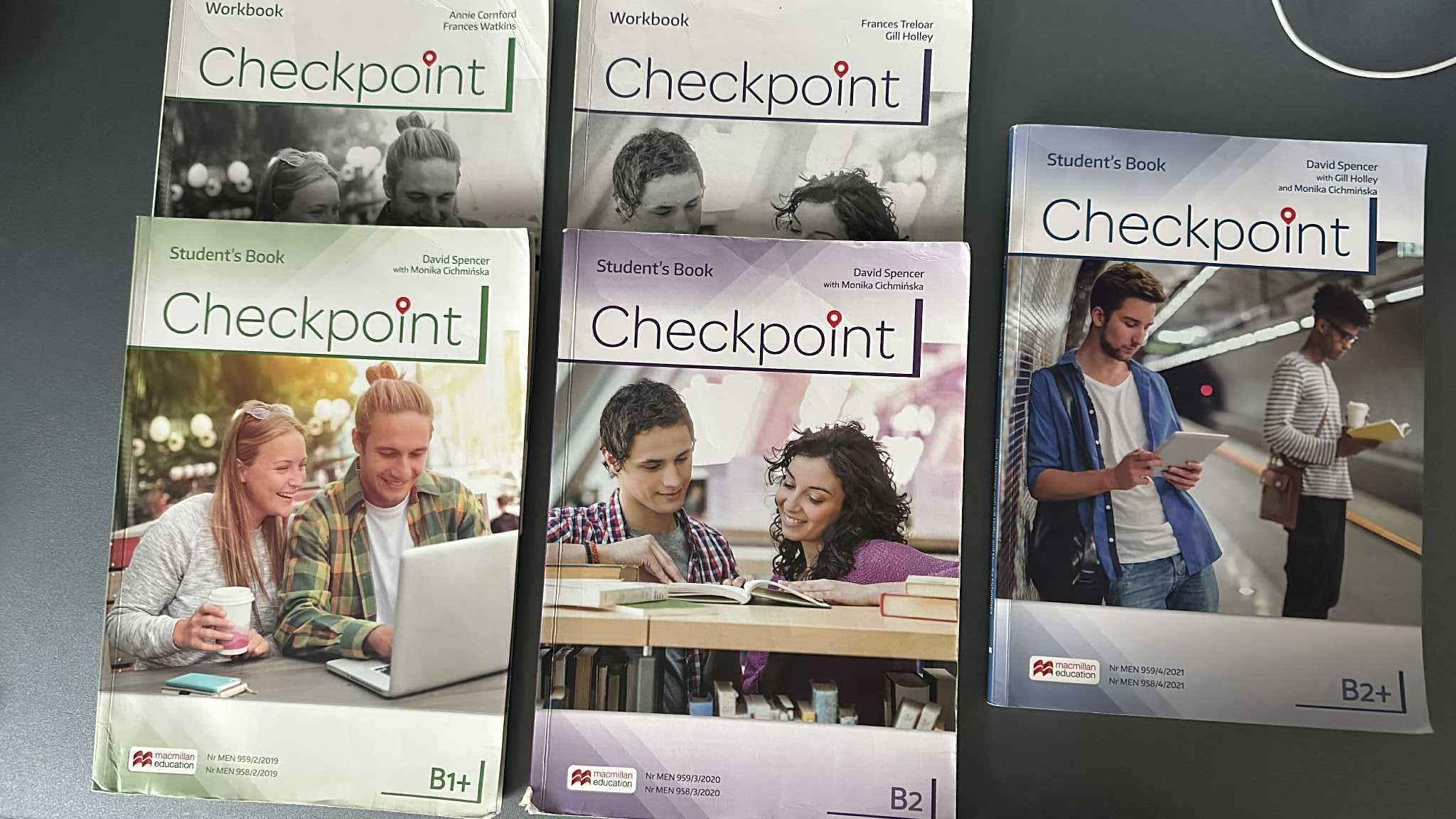 Podręczniki Checkpoint B1+, Checkpoint B2, CheckpointB2+ i ćwiczenia