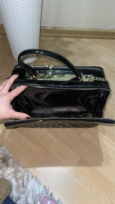 Сумка кожа замш