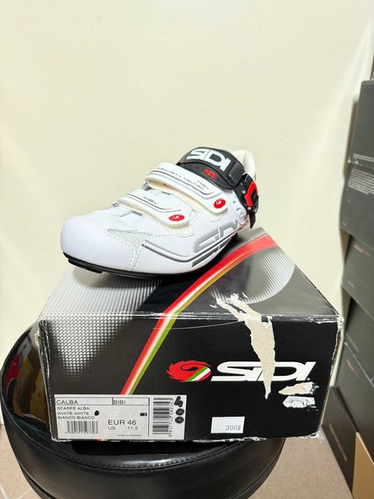 Buty rowerowe Sidi Scarpe Alba – białe, r. 46