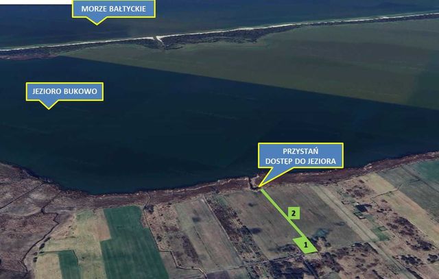 Działka nad morzem / jeziorem pow. 3000m2 + udział w drodze, rolna