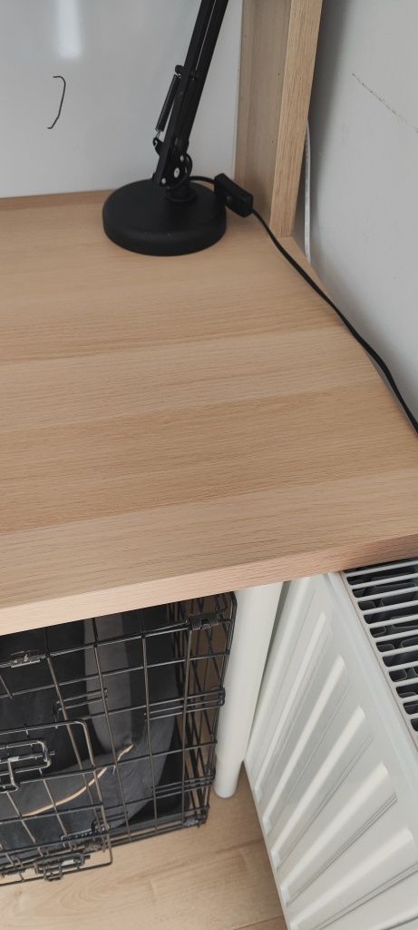 Biurko Ikea LAGKAPTEN / OLOV z nadstawką Ikea Micke