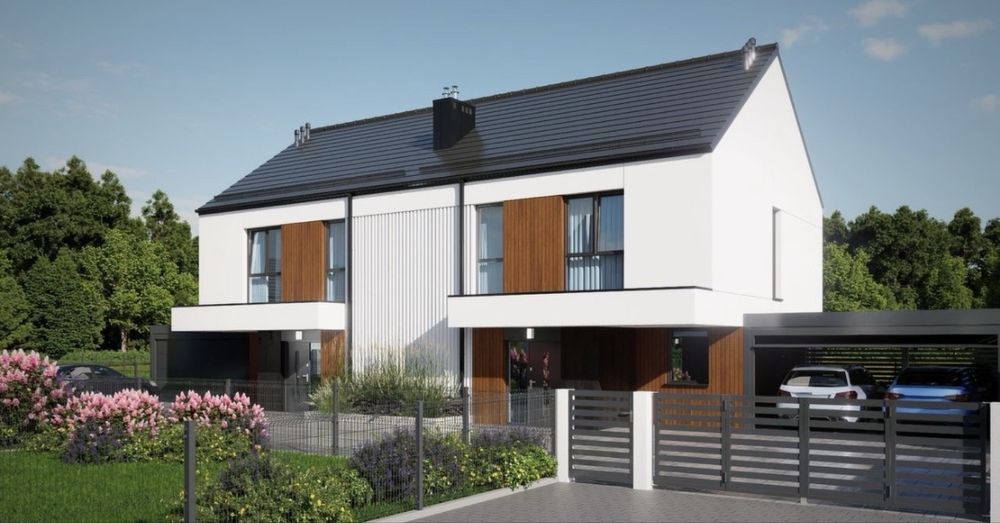 Dom jednorodzinny dwulokalowy w pobliżu puszczy