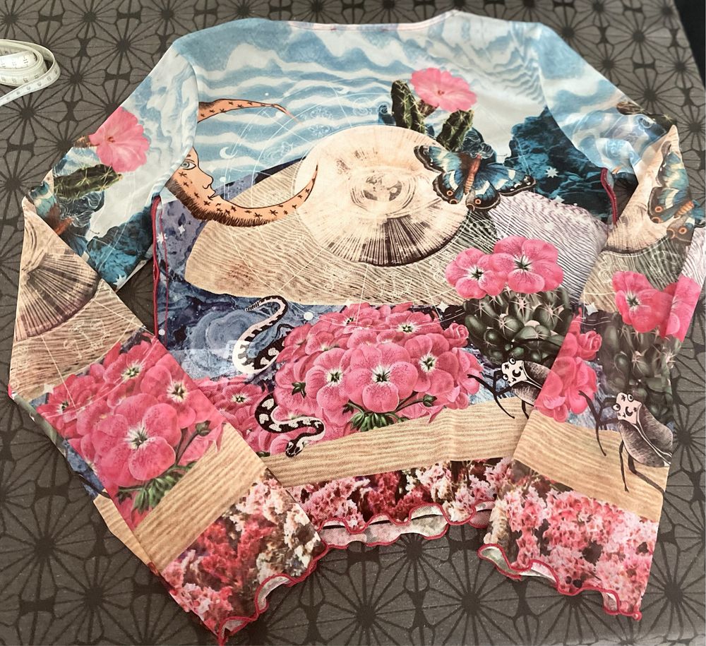 Desigual, bluzeczka siatkowa