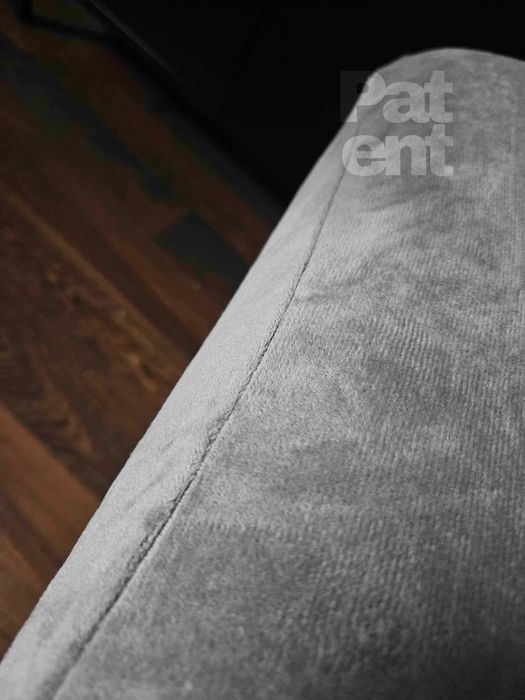 Pokrowce na krzesła miękkie welurowe komplet szare 6 sztuk