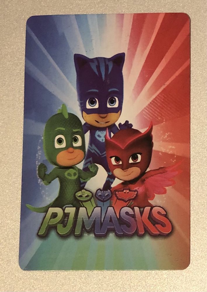 Pjmasks piżamersi karty